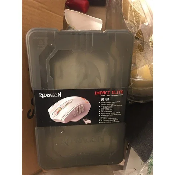 Redragon M913 Impact Elite Wireless Gaming Mouse, 16000 DPI Wired/Wireless - Picture 3 of 6